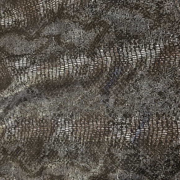 Jack by Bb Dakota Snake Print Layered Mini Skirt Size 4 - Picture 10 of 11